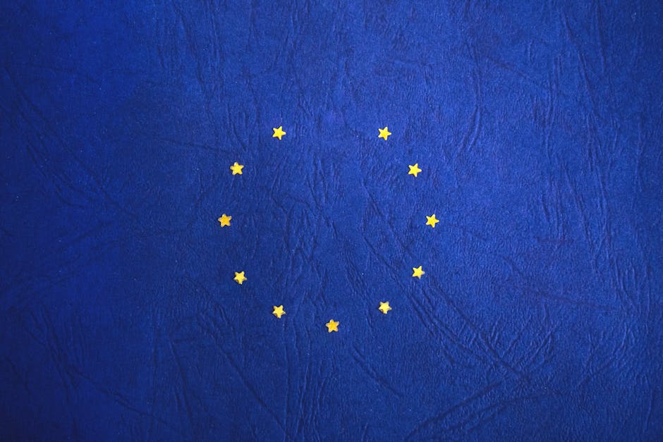 European Union flag stars